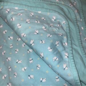 GYMBOREE Vintage Snow Angel 1998 Baby Blanket